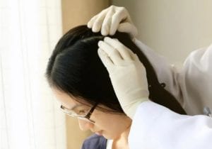 hair and scalp examination