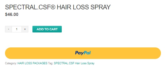 DS Laboratories Spectral.CSF Spray CAD pricing